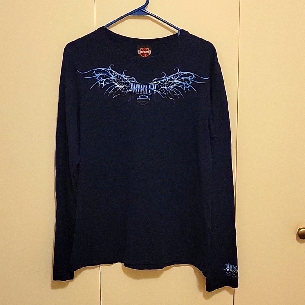 Ladies Harley Davidson long sleeve tee shirt size XL